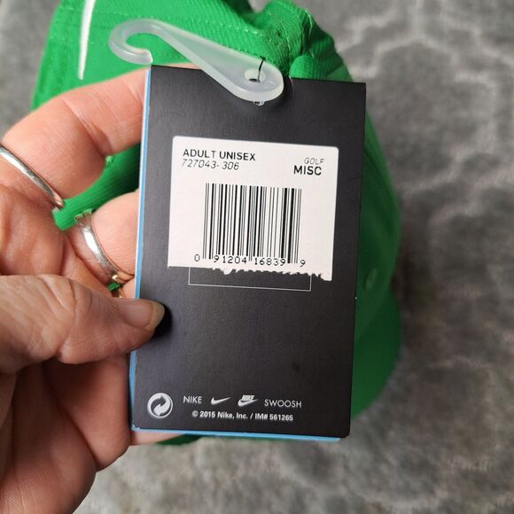 Nike Green Golf Cap ADULT SIZE OSFM sa the tradition strapback windproof hat nwt - Picture 8 of 9